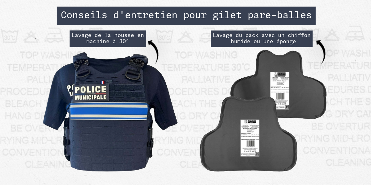 Entretien gilet pare-balles 